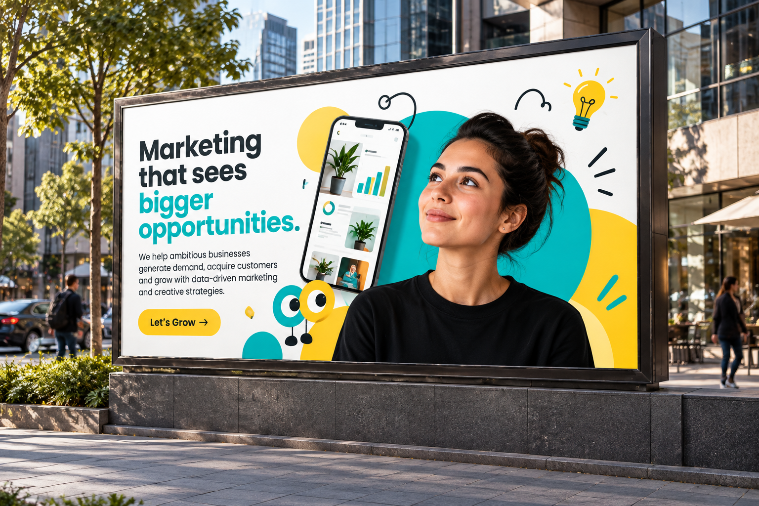 A Mingloo billboard campaign